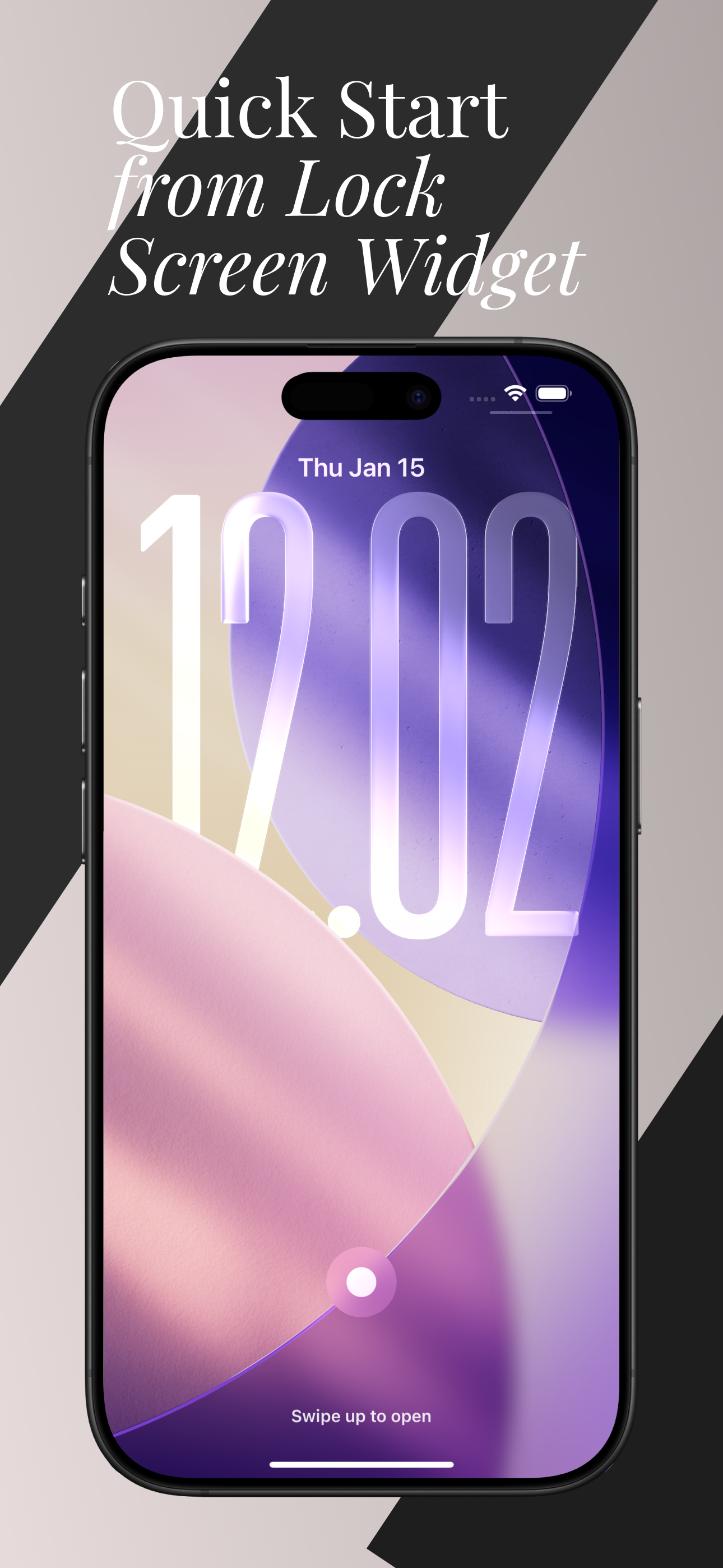 Dotly lock screen widget